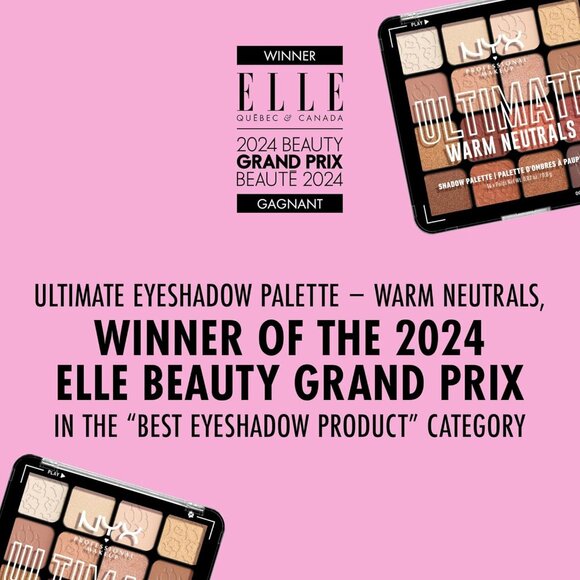 🆕 Makeup Ultimate Shadow Palette 16-Shade Vegan Formula - Warm Neutrals Brights - Picture 2 of 10